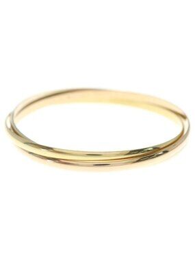 Cartier Trinity Bracelet Bangle 18k Pink Gold 18k White Yellow